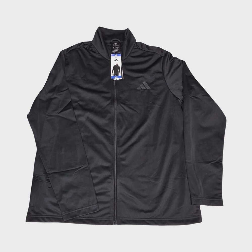 Adidas Men's Black Full-Zip Training Jacket Size Large